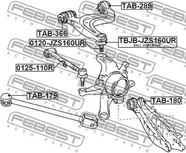 Фото TAB366 Подвеска FEBEST {forloop.counter}}