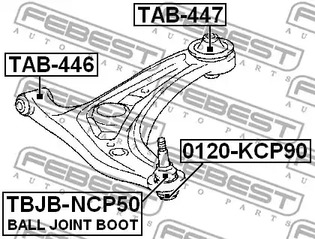 Фото TAB447 Подвеска FEBEST {forloop.counter}}