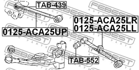 Фото TAB552 Подвеска FEBEST {forloop.counter}}