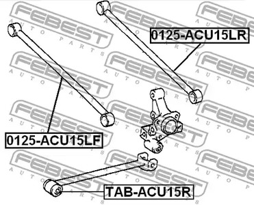 Фото TABACU15R Подвеска FEBEST {forloop.counter}}