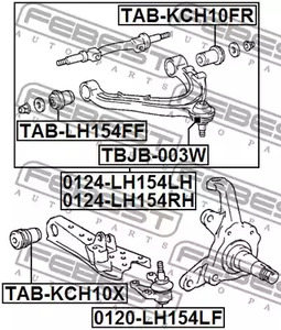 Фото TABKCH10X Подвеска FEBEST {forloop.counter}}