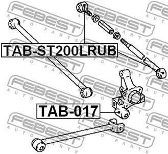 Фото TABST200LRUB Подвеска FEBEST {forloop.counter}}