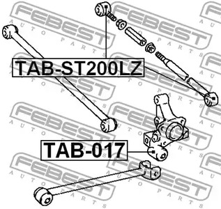 Фото TABST200LZ Подвеска FEBEST {forloop.counter}}