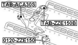 Фото TABZZE150B Подвеска FEBEST {forloop.counter}}