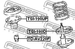 Фото TDAV220F Амортизатор FEBEST {forloop.counter}}