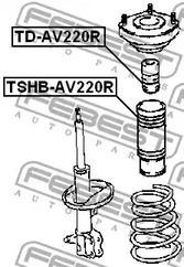 Фото TDAV220R Амортизатор FEBEST {forloop.counter}}