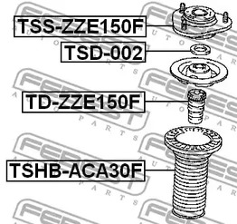 Фото TDZZE150F Амортизатор FEBEST {forloop.counter}}