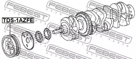 Фото TDS1AZFE Ременный шкив FEBEST {forloop.counter}}