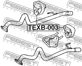 Фото TEXB003 Монтажный комплект FEBEST {forloop.counter}}