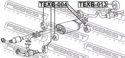 Фото TEXB013 Монтажный комплект FEBEST {forloop.counter}}