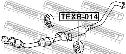 Фото TEXB014 Монтажный комплект FEBEST {forloop.counter}}