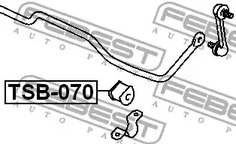 Фото TSB070 Подвеска FEBEST {forloop.counter}}