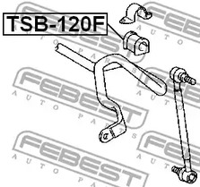 Фото TSB120F Подвеска FEBEST {forloop.counter}}