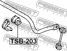 Фото TSB203 Подвеска FEBEST {forloop.counter}}