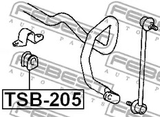 Фото TSB205 Подвеска FEBEST {forloop.counter}}