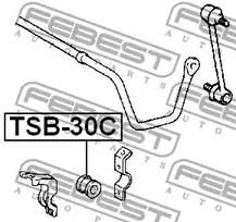 Фото TSB30C Подвеска FEBEST {forloop.counter}}