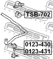 Фото TSB702 Подвеска FEBEST {forloop.counter}}