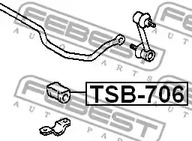 Фото TSB706 Подвеска FEBEST {forloop.counter}}