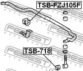 Фото TSB718 Подвеска FEBEST {forloop.counter}}