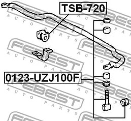 Фото TSB720 Подвеска FEBEST {forloop.counter}}