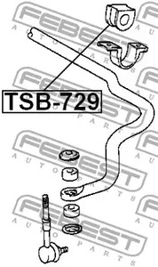 Фото TSB729 Подвеска FEBEST {forloop.counter}}