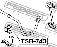 Фото TSB743 Подвеска FEBEST {forloop.counter}}