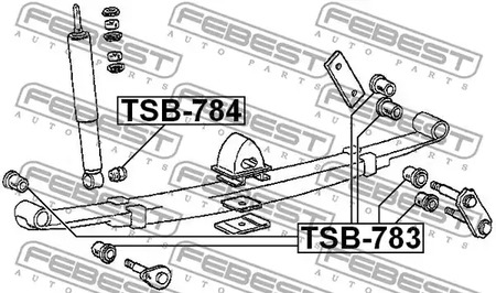 Фото TSB784 Дистанционная трубка FEBEST {forloop.counter}}