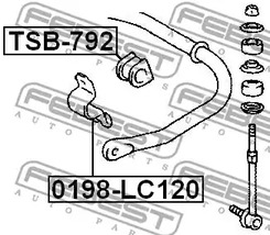 Фото TSB792 Подвеска FEBEST {forloop.counter}}