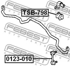 Фото TSB798 Подвеска FEBEST {forloop.counter}}