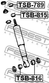 Фото TSB816 Дистанционная трубка FEBEST {forloop.counter}}