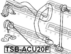 Фото TSBACU20F Подвеска FEBEST {forloop.counter}}