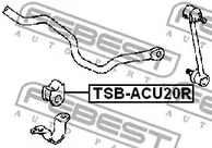 Фото TSBACU20R Подвеска FEBEST {forloop.counter}}