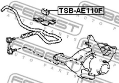 Фото TSBAE110F Подвеска FEBEST {forloop.counter}}