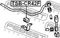 Фото TSBCR42F Подвеска FEBEST {forloop.counter}}