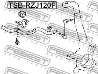 Фото TSBRZJ120F Подвеска FEBEST {forloop.counter}}