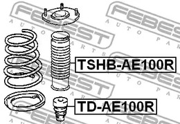 Фото TSHBAE100R Защитный колпак / пыльник FEBEST {forloop.counter}}