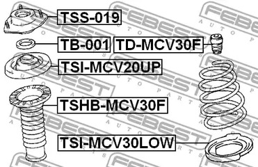 Фото TSS019 Подвеска FEBEST {forloop.counter}}