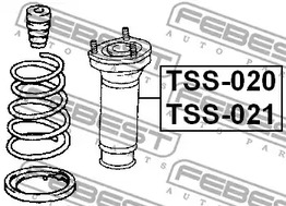 Фото TSS020 Подвеска FEBEST {forloop.counter}}