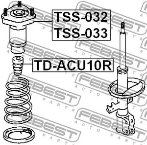 Фото TSS032 Подвеска FEBEST {forloop.counter}}