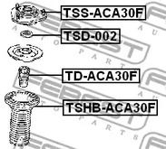 Фото TSSACA30F Подвеска FEBEST {forloop.counter}}