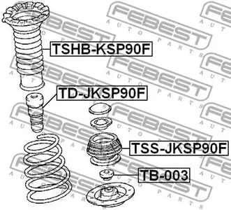 Фото TSSJKSP90F Подвеска FEBEST {forloop.counter}}