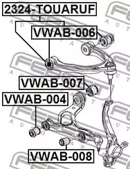 Фото VWAB006 Подвеска FEBEST {forloop.counter}}