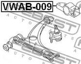 Фото VWAB009 Подвеска FEBEST {forloop.counter}}