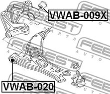 Фото VWAB020 Подвеска FEBEST {forloop.counter}}