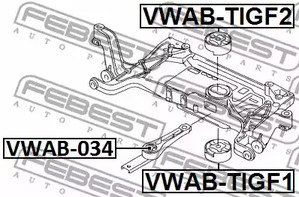 Фото VWAB034 Подвеска FEBEST {forloop.counter}}