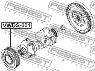 Фото VWDS001 Ременный шкив FEBEST {forloop.counter}}