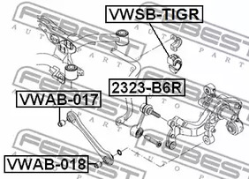 Фото VWSBTIGR Подвеска FEBEST {forloop.counter}}