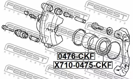 Фото X7100475CKF Крышка FEBEST {forloop.counter}}