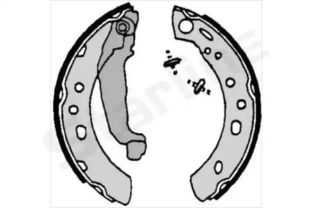 Фото BC07090 Комлект тормозных накладок STARLINE {forloop.counter}}