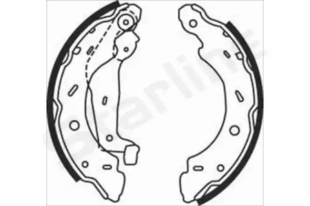 Фото BC07750 Комлект тормозных накладок STARLINE {forloop.counter}}